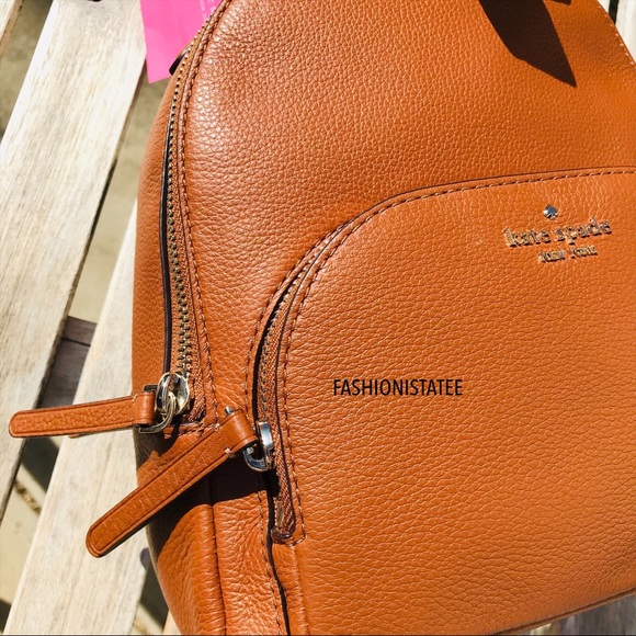 KATE SPADE JACKSON STREET MEDIUM BACKPACK GINGER - Picture 6 of 7